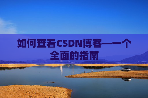 如何查看CSDN博客—一个全面的指南